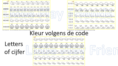 Lesmateriaal kriebeldiertjes  - patronen maken  van auteur Little Play Friends slide 4