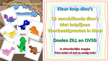 Lesmateriaal False uit de collectie dinosaurussen van onderwijs lesmaterialen van auteur Little Play Friends