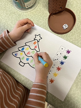 Lesmateriaal Kerstballen Dobbelpret van auteur Juf_Cynthia_ slide 2