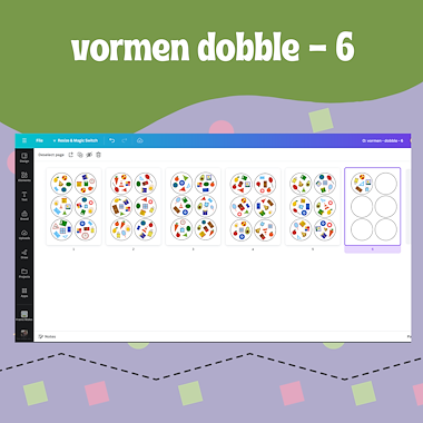 Lesmateriaal vormen dobble van auteur Kelly Meeus slide 3