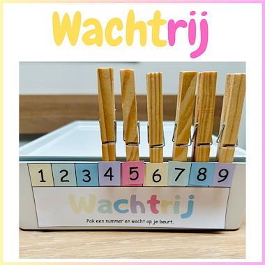 Lesmateriaal De Wachtrij / Wachtkamer Simpele & effectieve klasmanagement van auteur My Teacher Shares