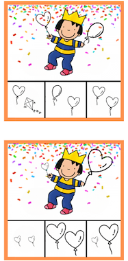 Lesmateriaal Knijpkaarten: carnaval van auteur Kleuterwereld slide 4