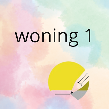 Lesmateriaal AN - mijn woning (deel 1) - spel 5: woorden schrijven/stempe van auteur Peggy Van Rompaey