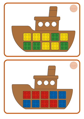 Lesmateriaal Ruimtelijke oriëntatie: de pakjesboot en speelgoedzak van auteur CreaLi slide 3
