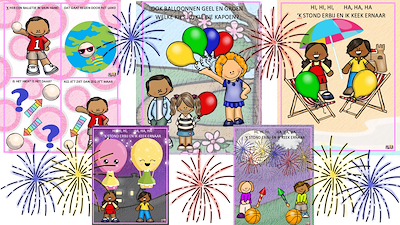 Lesmateriaal ballen en ballonnen: liedjes en speelversjes van auteur Little Play Friends slide 2