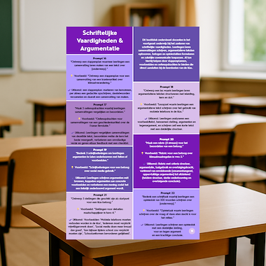 Lesmateriaal Promptgids Voortgezet Onderwijs NextGenZorg van auteur NextGenZorg slide 4
