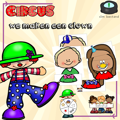 Lesmateriaal circus: we maken een clown van auteur katrotje slide 1