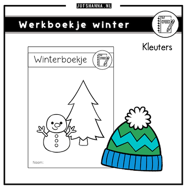 Lesmateriaal Thema winter | Werkboekje kleuters van auteur Juf Shanna
