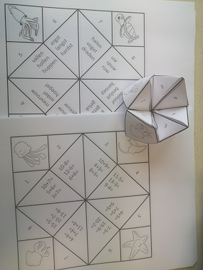 Lesmateriaal thema zee/oceaan spellen groep 3 van auteur juf tallie slide 3