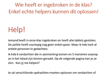 Lesmateriaal Cluedo werkwoordspelling van auteur Juf Maya De Bij