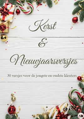 Lesmateriaal Kerst & Nieuwjaarsversjes voor kleuters (30 st.) van auteur FilouFinds slide 1