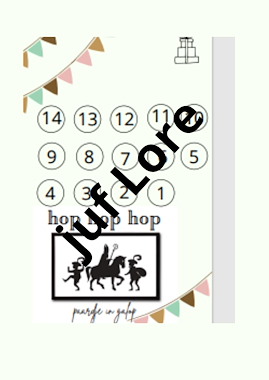 Lesmateriaal aftelkalender sinterklaas  van auteur Juf_Lore slide 1