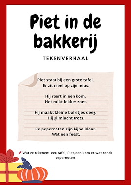 Lesmateriaal Sinterklaas tekenverhalen – luisteren, begrijpen en tekenen! van auteur Juf_C slide 3