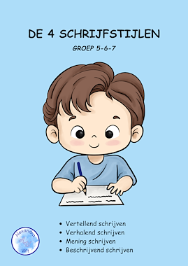 Lesmateriaal 4 Schrijfstijlen (groep 5-7) van auteur Alexandra Wit