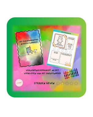 Lesmateriaal Het kleurenmonster activiteitenboekje van auteur Juf_Cynthia_ slide 2