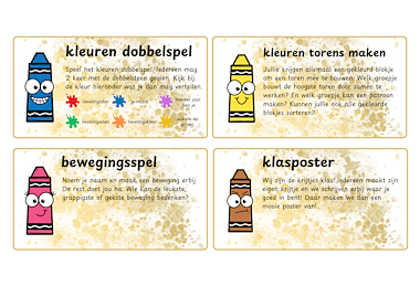 Lesmateriaal Opdrachtkaartjes gouden weken van auteur Meester Sebastiaan slide 2