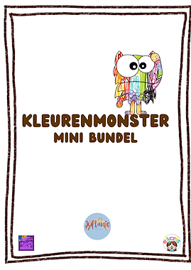 Lesmateriaal Kleurenmonster mini bundel  van auteur Juftanie