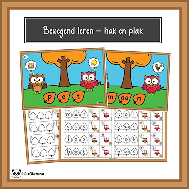 Lesmateriaal Bewegend leren - mkm woorden (herfst) van auteur Juf Janina slide 1