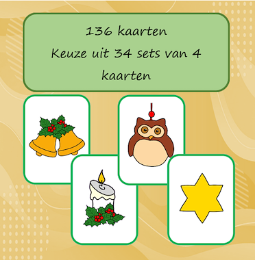 Lesmateriaal Zoek dezelfde (Halli galli) Thema Kerstmis van auteur Jabbedabbedoe slide 2