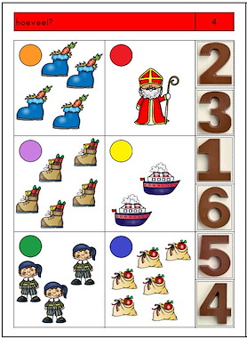 Lesmateriaal Logico - Piccolo - Primo  - SINTERKLAAS van auteur Annette slide 2