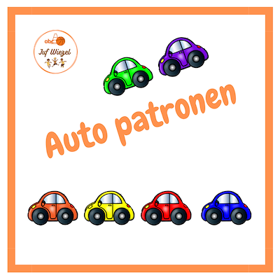 Lesmateriaal Auto patronen van auteur Juf Wiezel