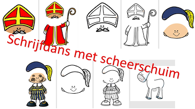 Lesmateriaal Sinterklaas - fijne motoriek spelletjes van auteur Little Play Friends slide 3