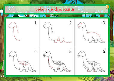 Lesmateriaal Dino motoriek bundel voor groep 1/2 en 3 van auteur JufJoyceKuenen slide 3