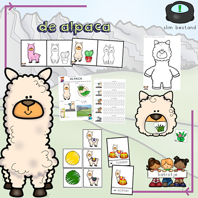 Lesmateriaal de alpaca van auteur katrotje slide 1