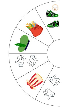 Lesmateriaal Draairad Sint en Piet aankleden van auteur Juf Shany slide 3