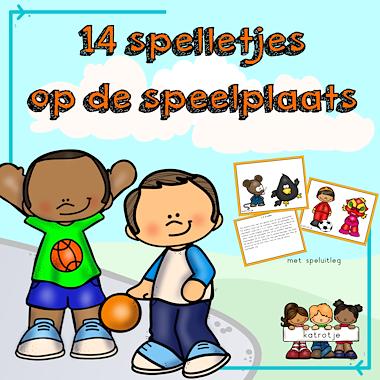 Lesmateriaal 14 spelletjes voor op de speelplaats van auteur katrotje