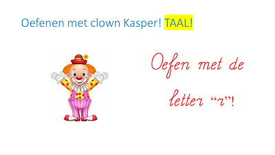 Lesmateriaal Taal junior oefen de letter "r" van auteur Gratis leuke leesboekjes slide 1