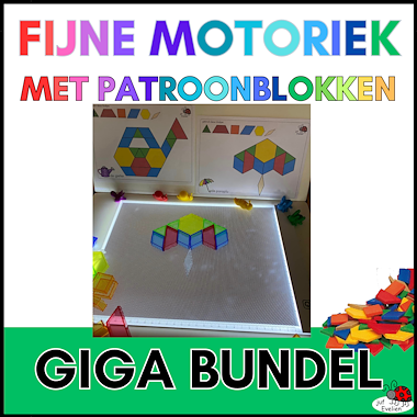 Lesmateriaal giga bundel patroonblokken meer dan 180 opdrachtkaarten van auteur juf Evelien slide 2