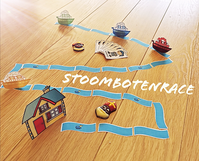 Lesmateriaal Stoombotenrace van auteur Juf Stefanie