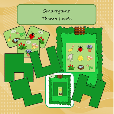 Lesmateriaal Smartgame Lente van auteur Jabbedabbedoe