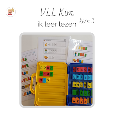 Lesmateriaal VLL Kim - kern 3 - ik leer lezen van auteur Juf Hanne_ slide 1