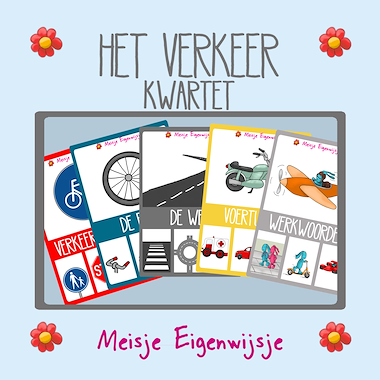 Lesmateriaal Het verkeer - Kwartet van auteur Meisje Eigenwijsje