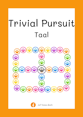 Lesmateriaal Trivial Pursuit - taal van auteur Juf Tessa deelt
