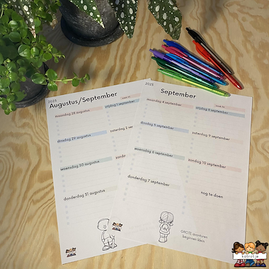 Lesmateriaal weekagenda schooljaar 2023-2024 van auteur katrotje slide 2