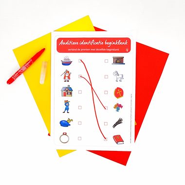 Lesmateriaal Auditieve vaardigheden - thema Sinterklaas van auteur Logopedie Ideetjes slide 2