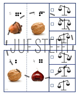 Lesmateriaal Herfstvruchten wegen opdrachtkaarten van auteur Juf Steffi slide 3