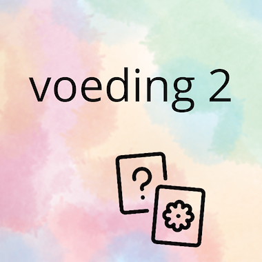 Lesmateriaal AN - de voeding (deel 2) - spel 7: memory van auteur Peggy Van Rompaey