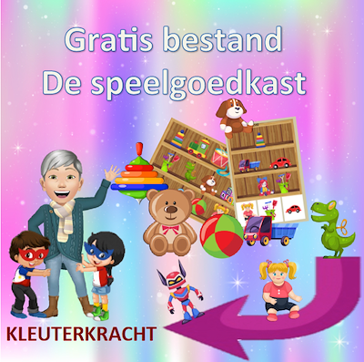 Lesmateriaal Een rijmende speelgoedkast van auteur Kleuterkracht