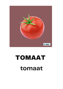 Lesmateriaal gezonde groenten : bee bot kaarten en woordenschat van auteur juf Anneke slide 3