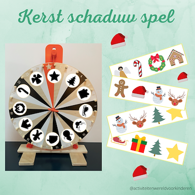 Lesmateriaal Kerst - schaduw spel van auteur Nanny Melissa slide 1