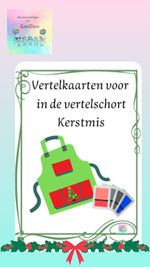 Lesmateriaal Roxillien vertelschort kerstmis  van auteur kleuterwereldjes van roxillien