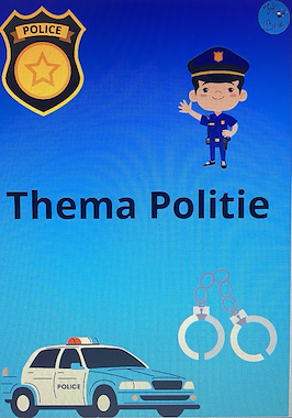 Lesmateriaal Thema Politie  van auteur Juf Britt