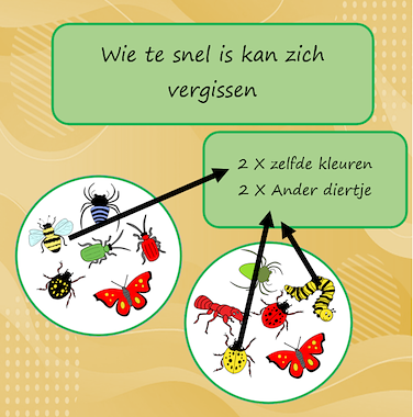 Lesmateriaal Dobble Kriebeldiertjes van auteur Jabbedabbedoe slide 4