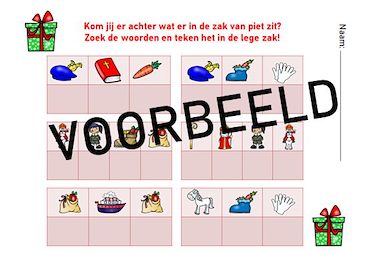 Lesmateriaal Sinterklaas speurtocht en extra spellen groep 3 van auteur juf tallie slide 1