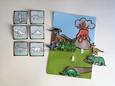 Lesmateriaal SPREKENDE MUUR: OVER DINOSAURUSSEN ENZO van auteur Kleuter Kriebels slide 3