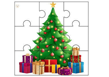 Lesmateriaal Puzzel kerst/winter van auteur Juf Shany slide 4